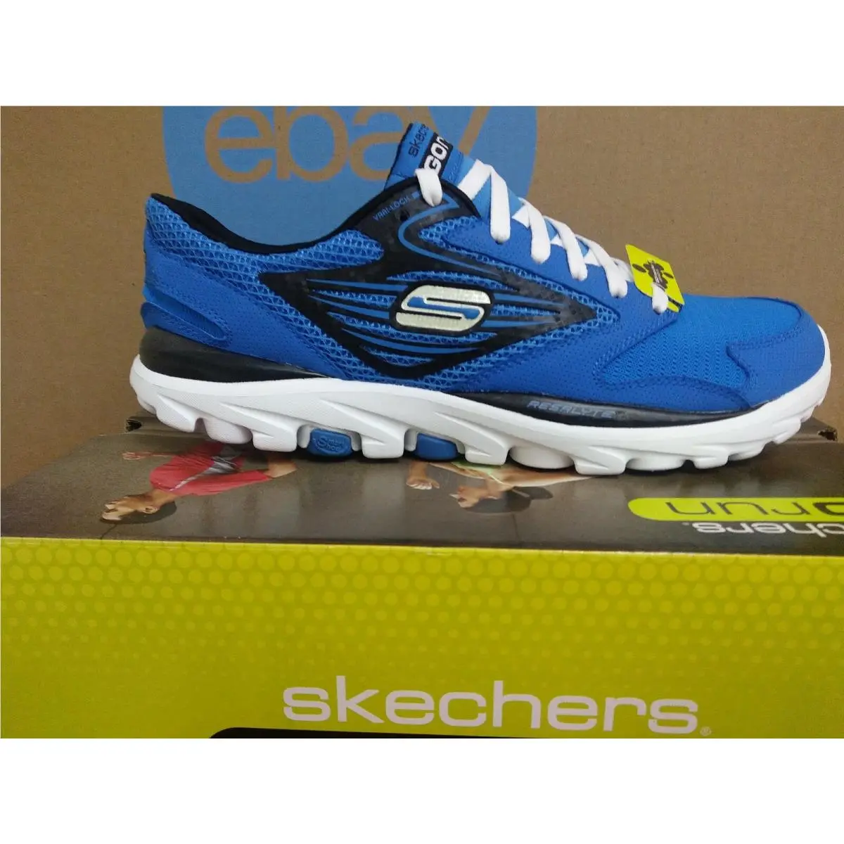 Skechers shoes - Skechers Go Run - Run - 53500 BLBK - Blue Black 3