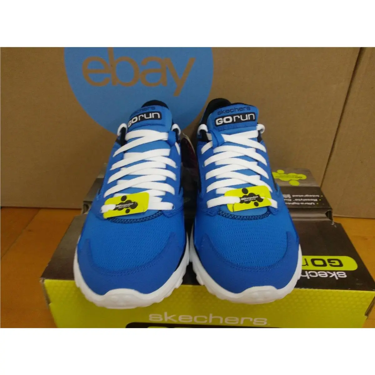 Skechers shoes - Skechers Go Run - Run - 53500 BLBK - Blue Black 4