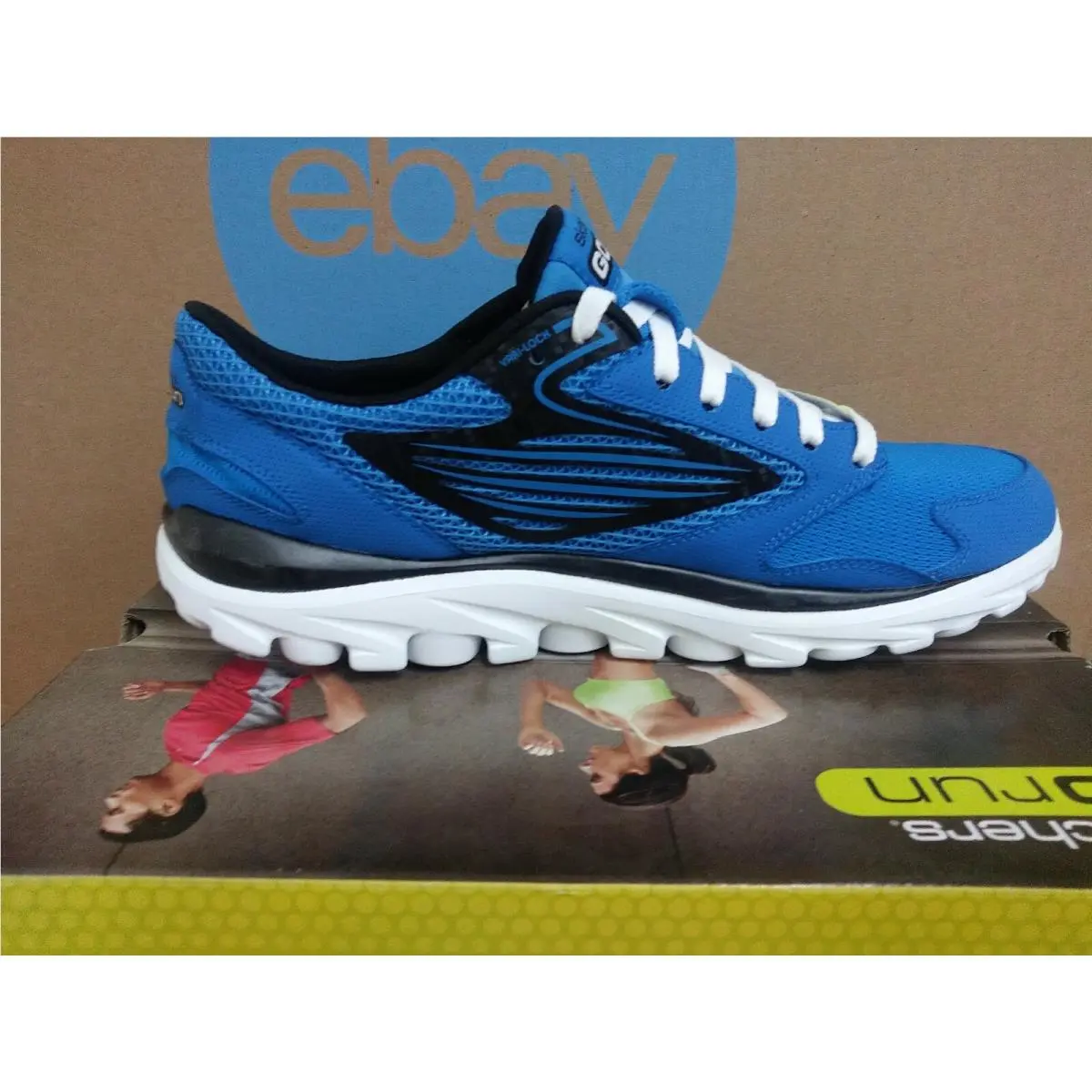 Skechers shoes - Skechers Go Run - Run - 53500 BLBK - Blue Black 5
