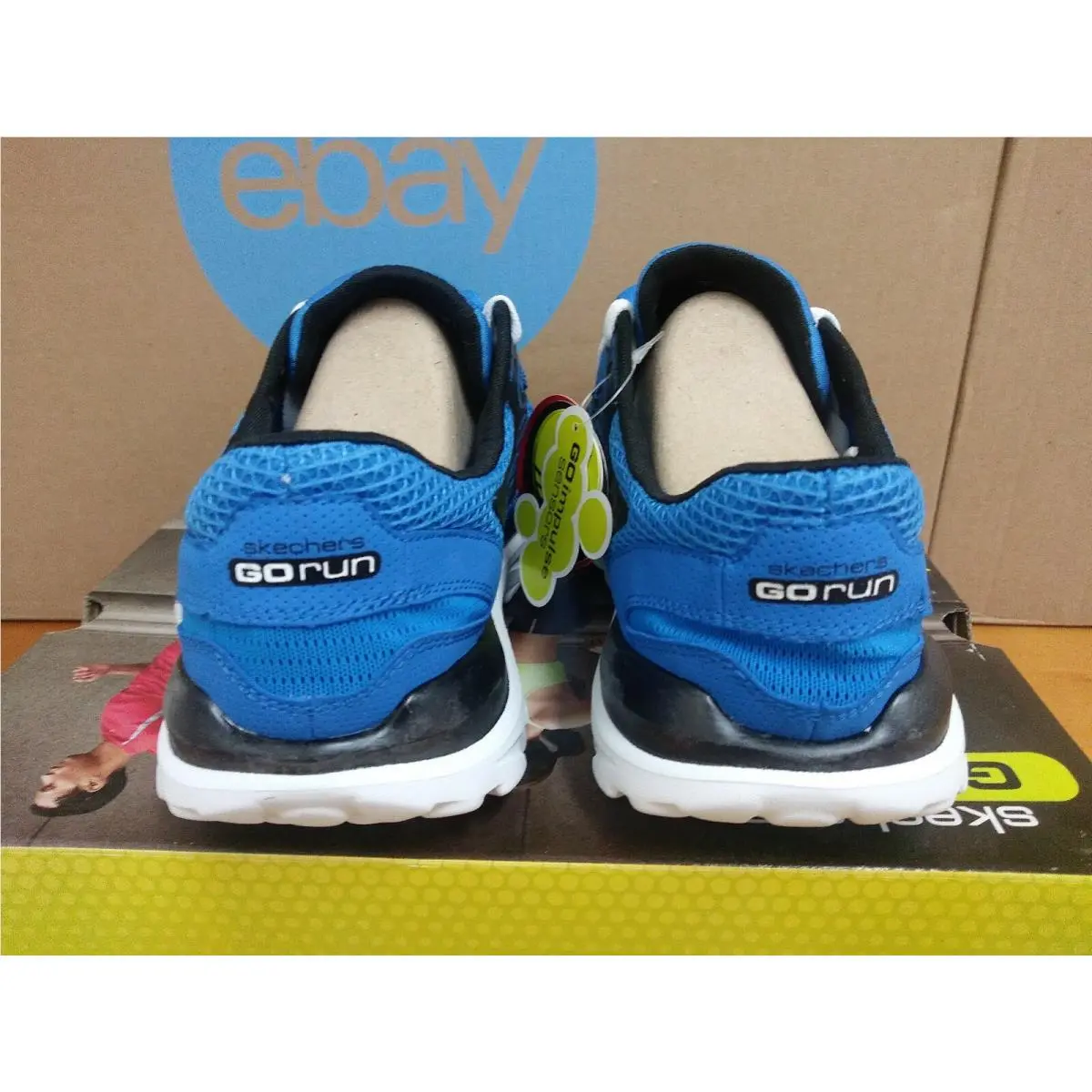 Skechers shoes - Skechers Go Run - Run - 53500 BLBK - Blue Black 7