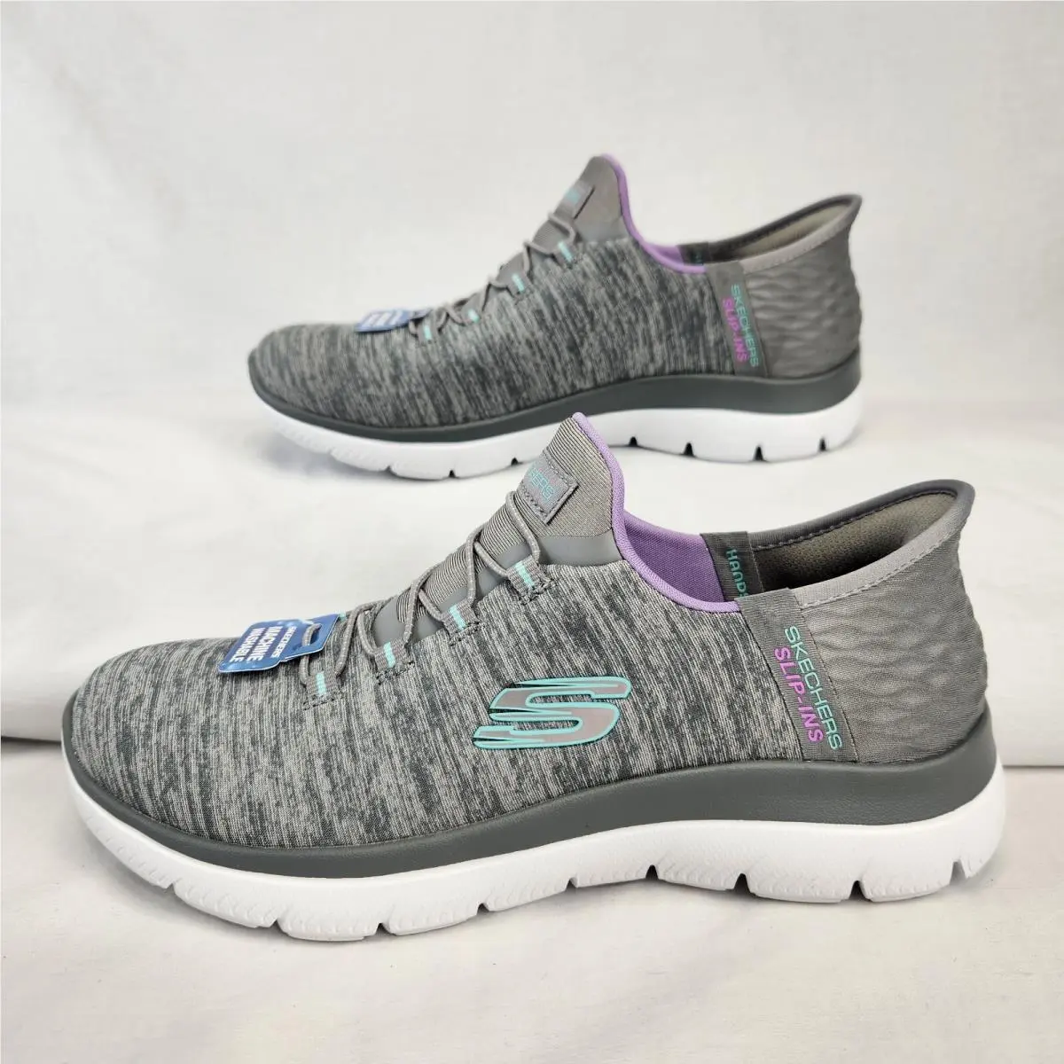 Skechers shoes - Skechers Summits Dazzling Haze Slip-Ins - Gray (UPC: 196642463744) 3