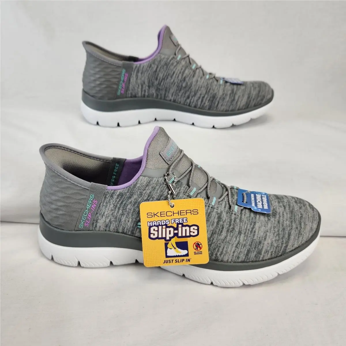 Skechers shoes - Skechers Summits Dazzling Haze Slip-Ins - Gray (UPC: 196642463744) 4