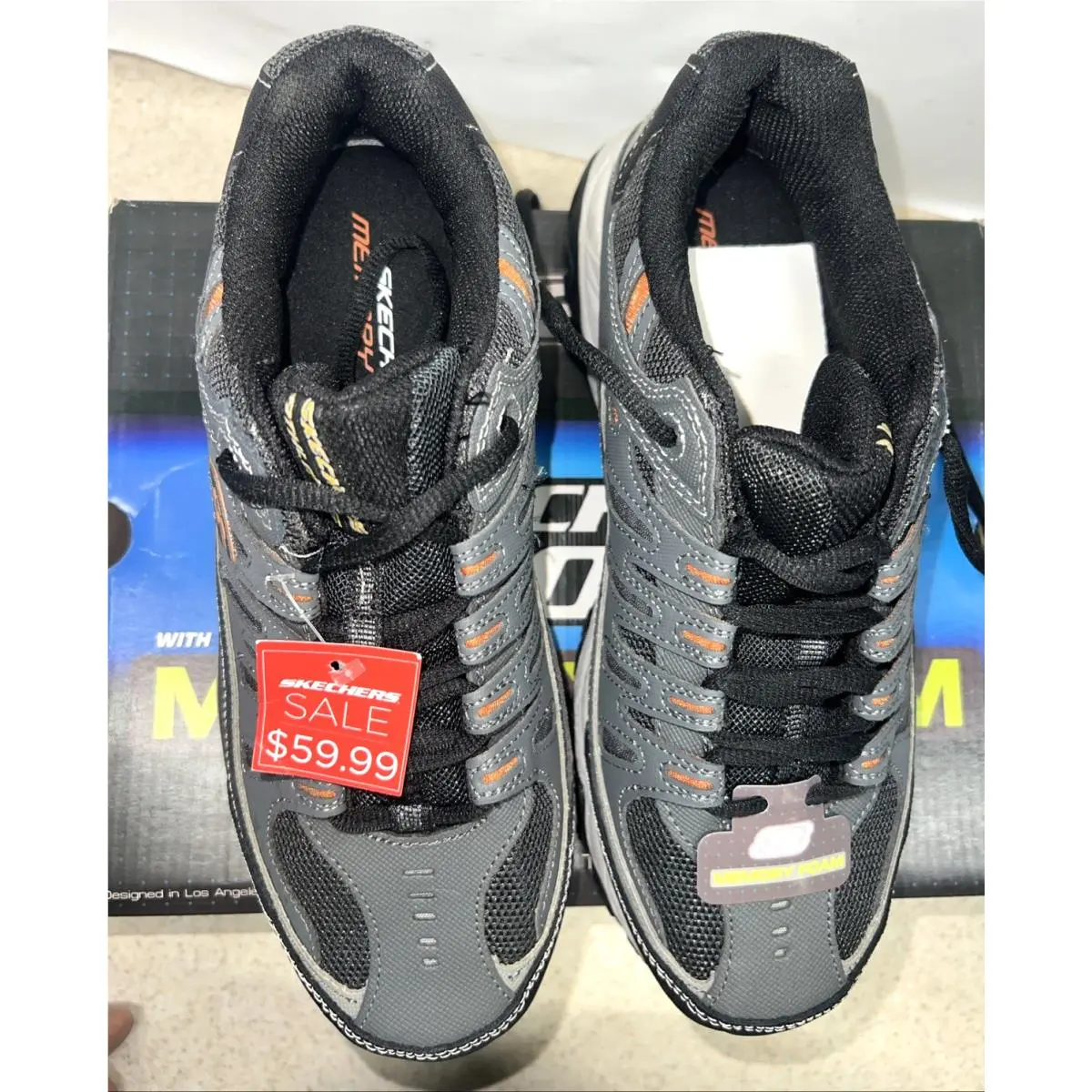 Skechers shoes - Skechers Afterburn M. Fit - Afterburn Fit - Charcoal/Gray (UPC: 0887047918969) 2