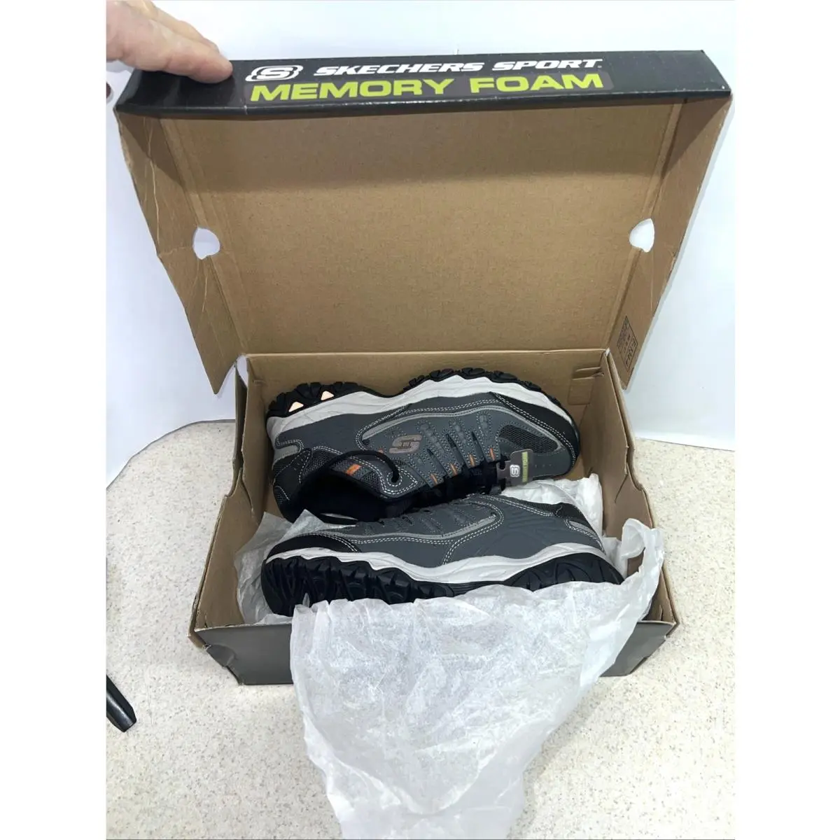 Skechers shoes - Skechers Afterburn M. Fit - Afterburn Fit - Charcoal/Gray (UPC: 0887047918969) 6