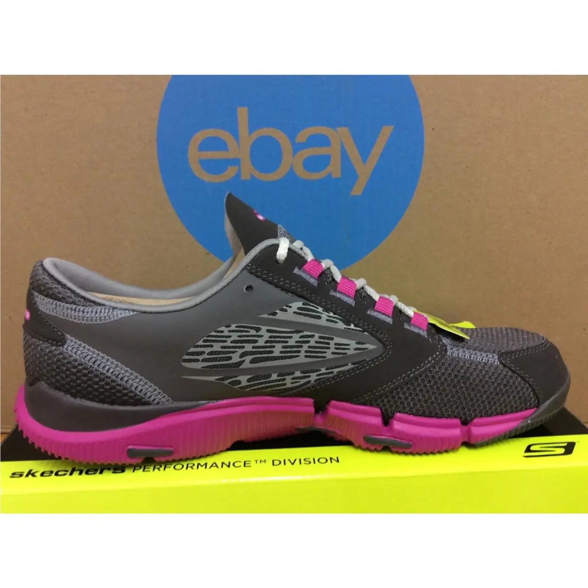 Skechers shoes - Skechers Go Bionic Ride - Bionic Ride - 13553 CCHP - Charcoal Hot Pink 8