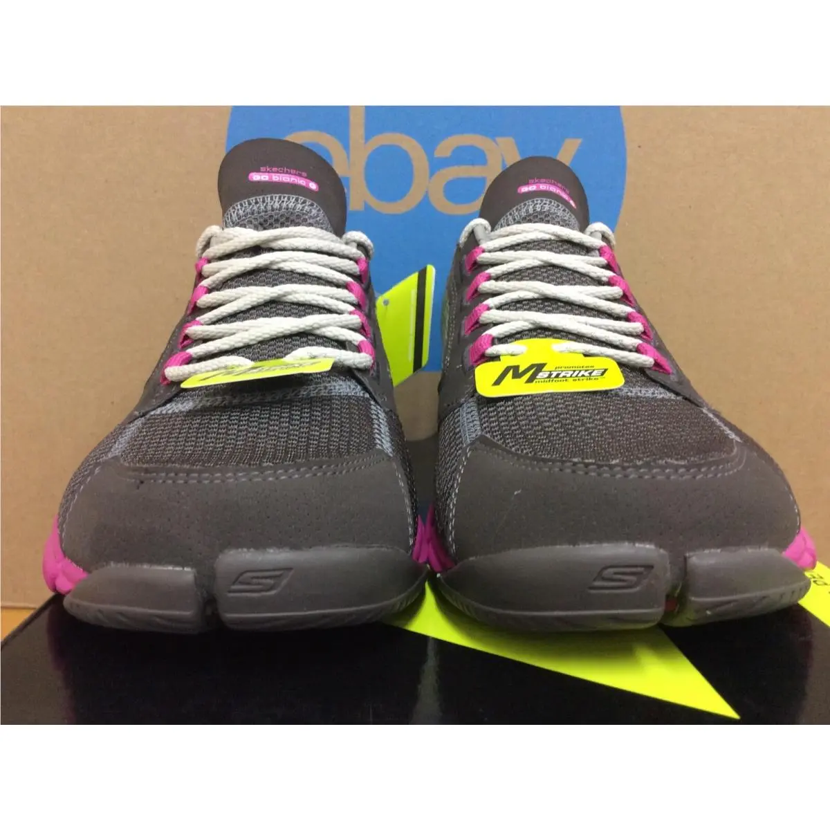 Skechers shoes - Skechers Go Bionic Ride - Bionic Ride - 13553 CCHP - Charcoal Hot Pink 1