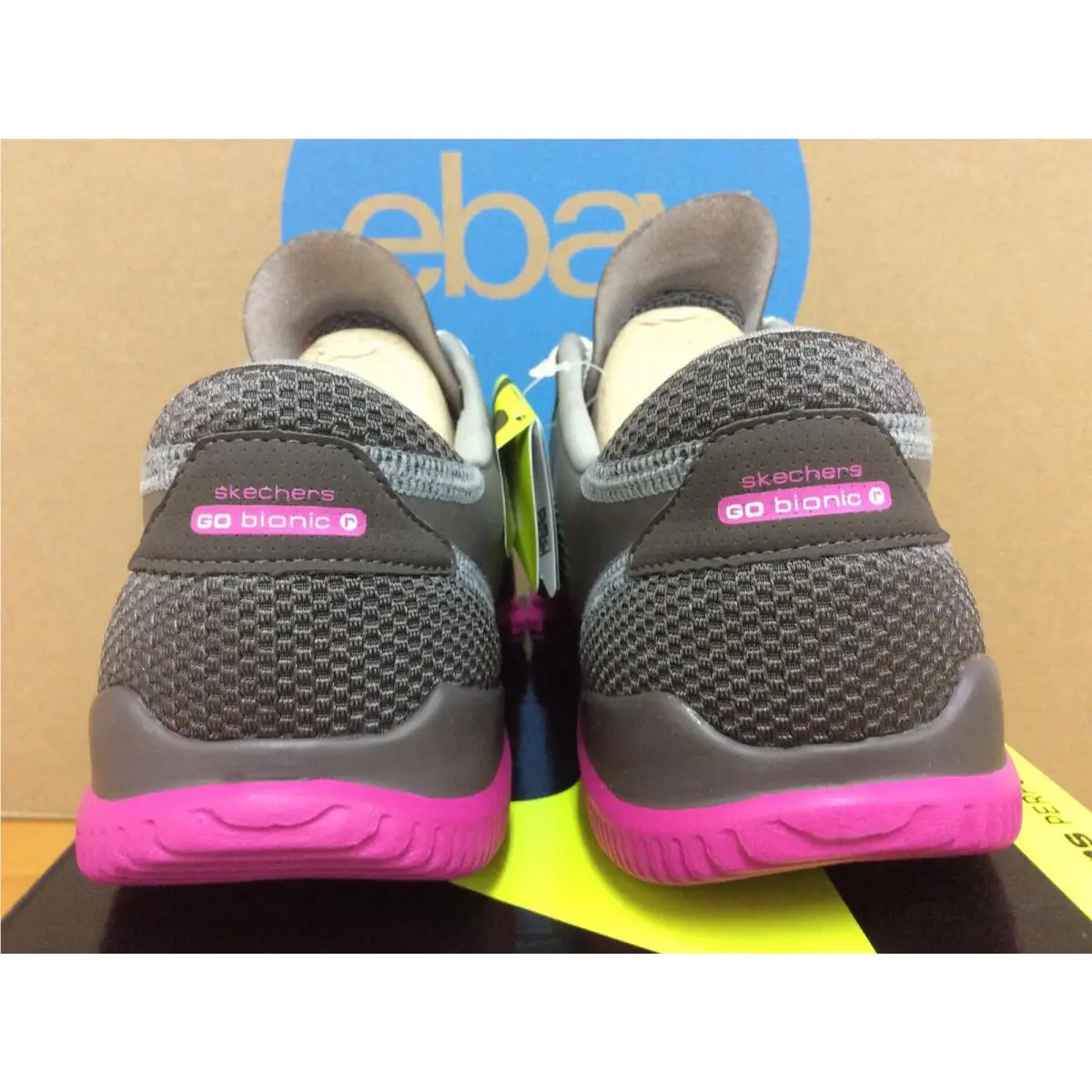 Skechers shoes - Skechers Go Bionic Ride - Bionic Ride - 13553 CCHP - Charcoal Hot Pink 2