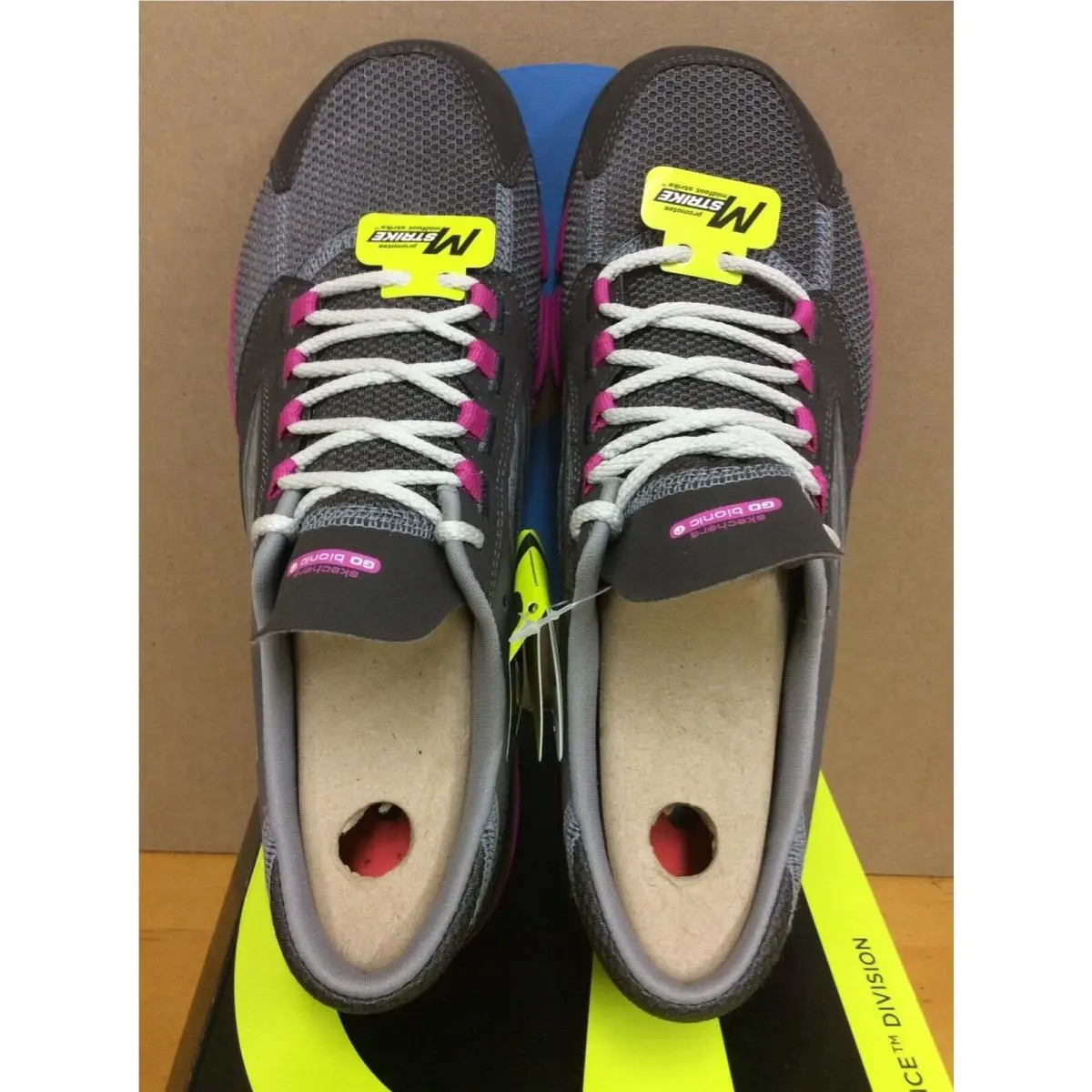 Skechers shoes - Skechers Go Bionic Ride - Bionic Ride - 13553 CCHP - Charcoal Hot Pink 3