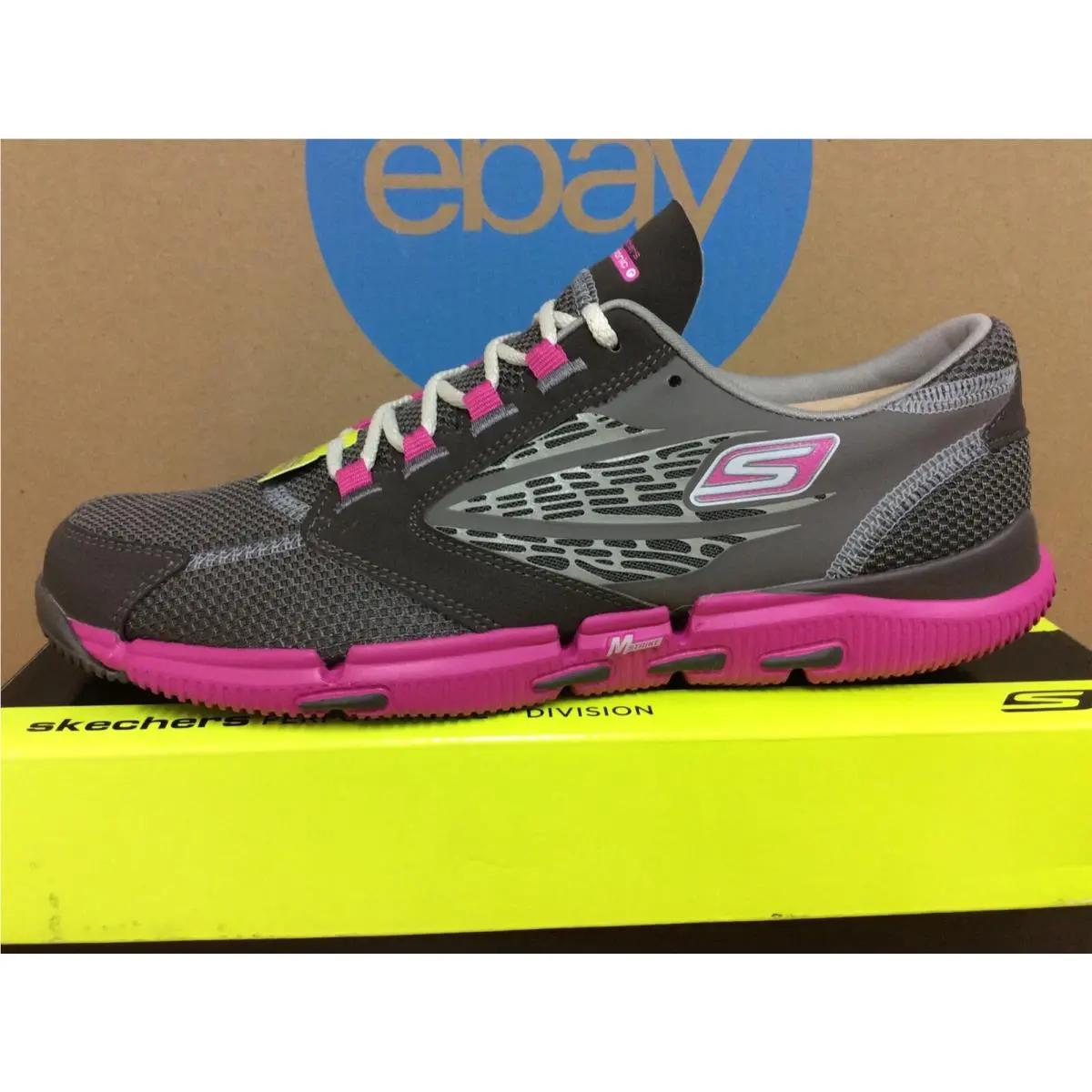 Skechers shoes - Skechers Go Bionic Ride - Bionic Ride - 13553 CCHP - Charcoal Hot Pink 7