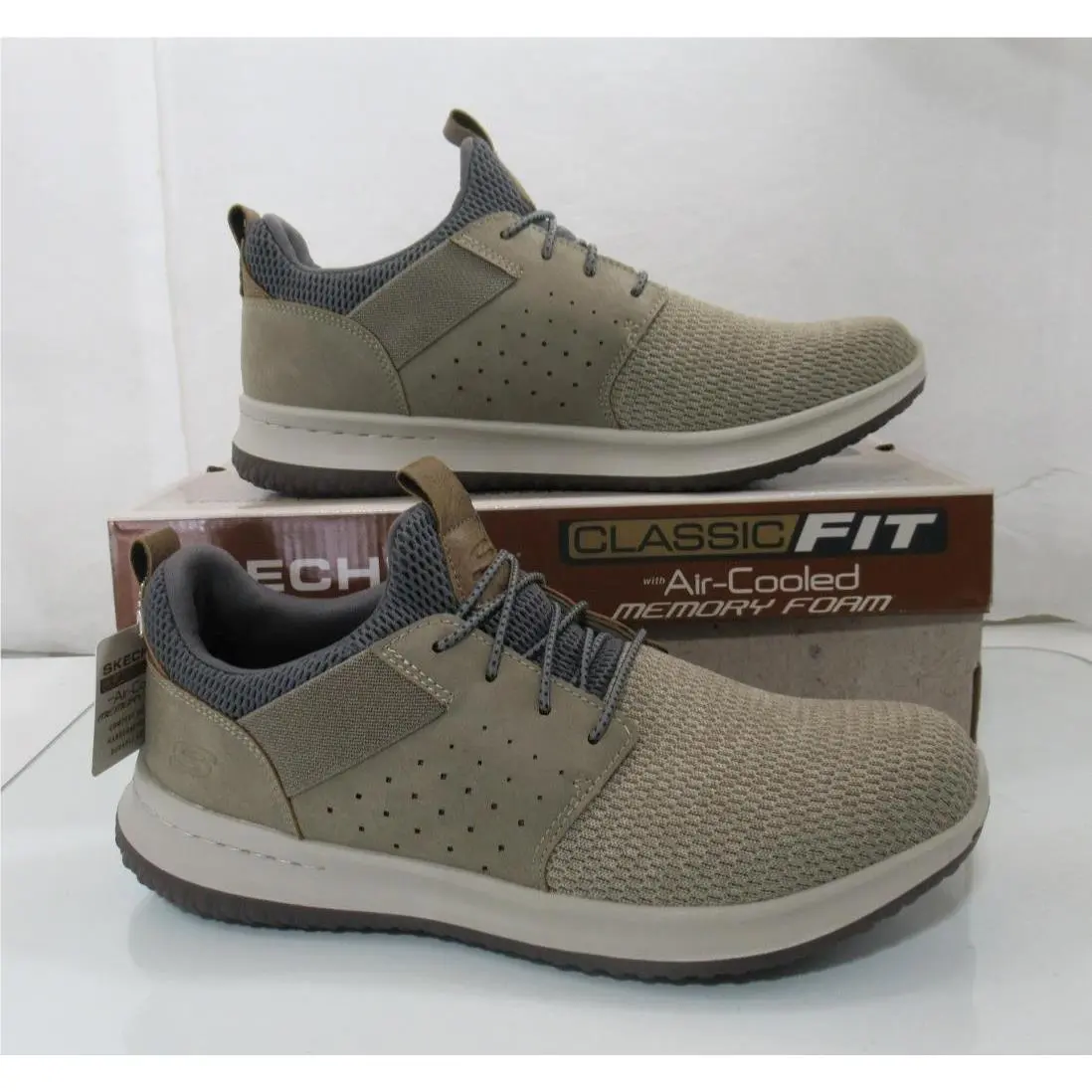 Skechers shoes - Skechers Classic Fit Delson Camben - 65474 TPE - Beige, Manufacturer: Taupe (UPC: 0191665193609) 1