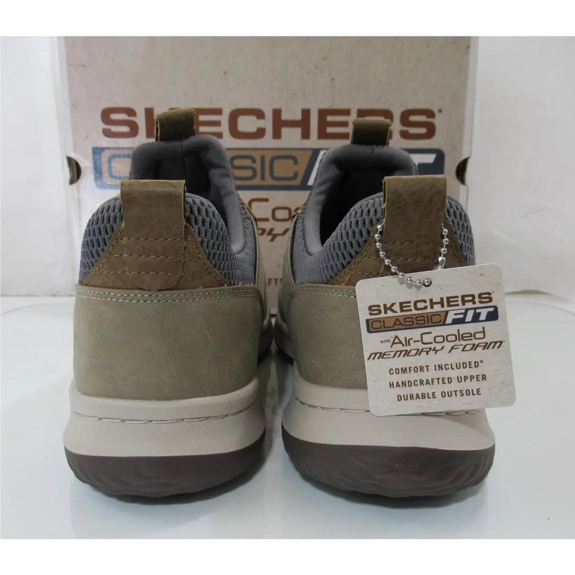 Skechers shoes - Skechers Classic Fit Delson Camben - 65474 TPE - Beige, Manufacturer: Taupe (UPC: 0191665193609) 5