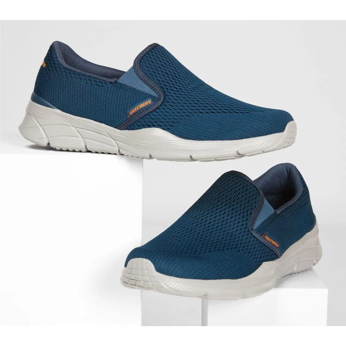 Skechers shoes - NAVY/ORANGE (UPC: 194880607500) 2