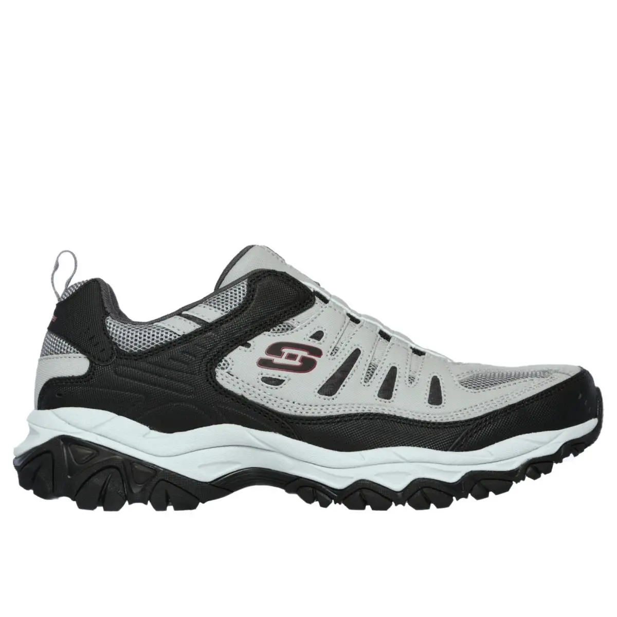 Skechers Men`s After Burn M. Fit Gray / Black Size 10.5 X-wide