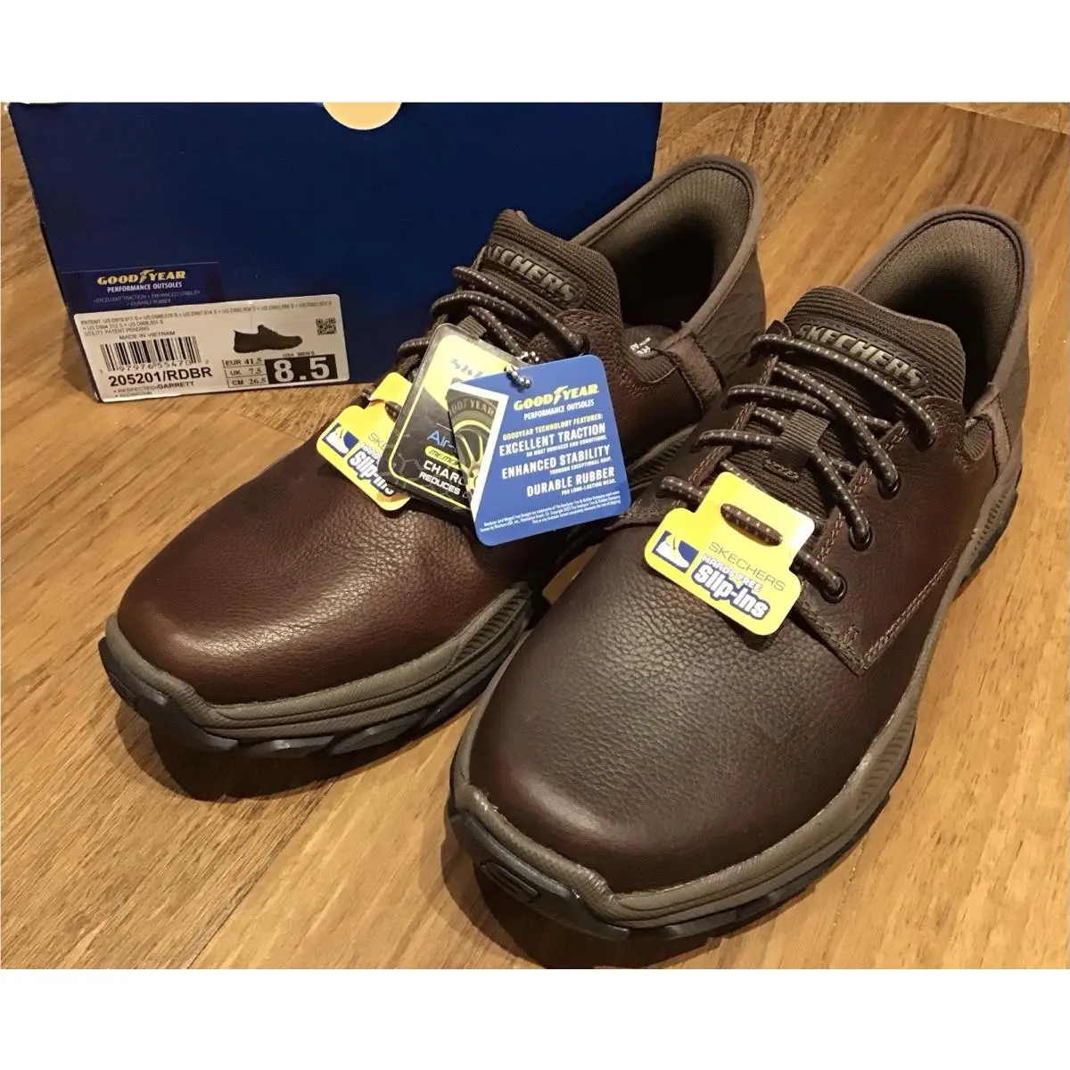 Skechers Respected Garville / Garrett Slip-ins Hands Free Slip-ins Men’s Sz 8.5