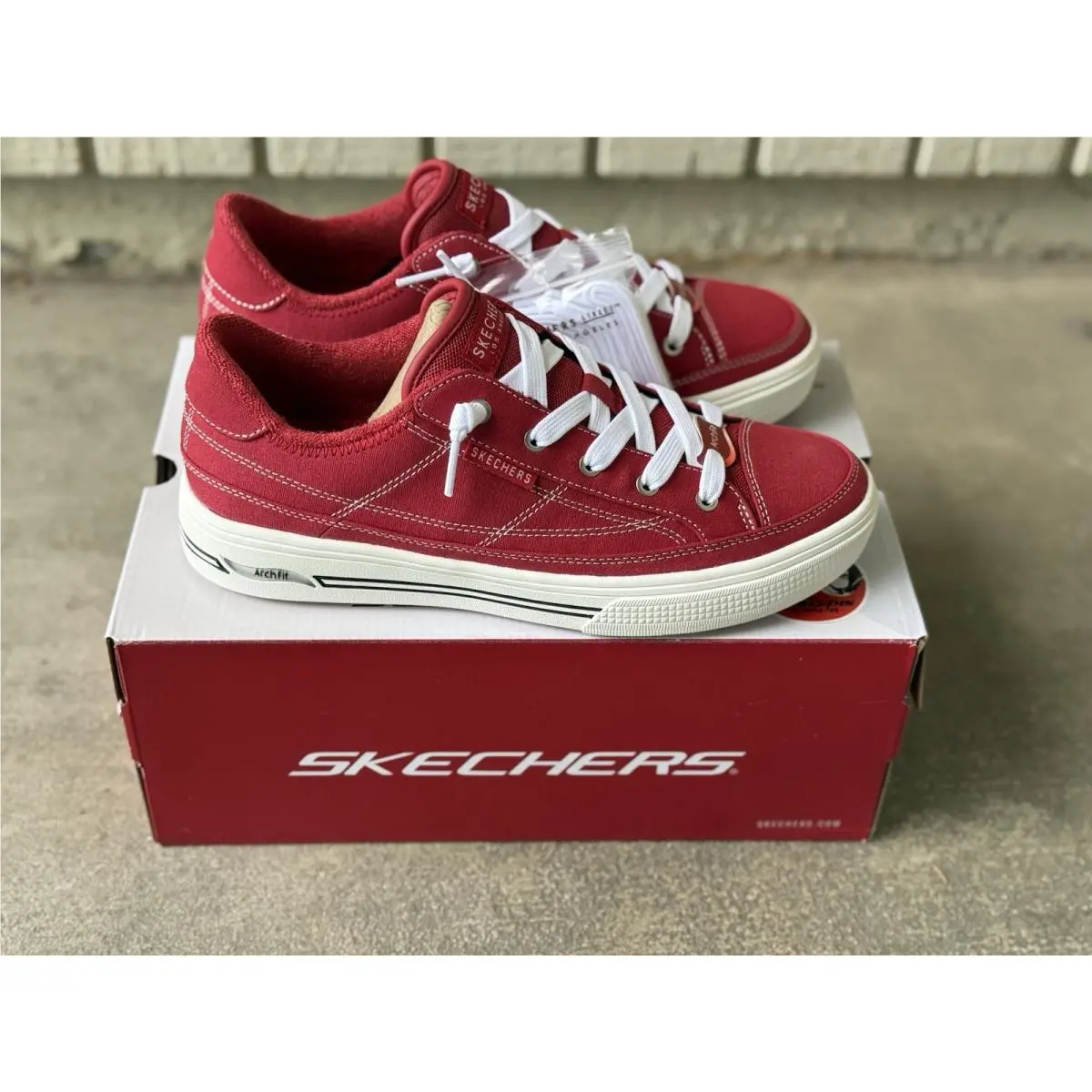Skechers shoes - Skechers Arch Fit Arcata - Arch Fit Arcata - Red 0