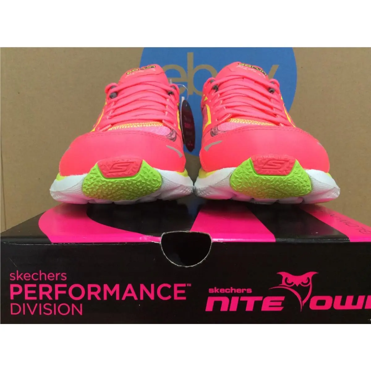 Skechers shoes - SKECHERS Go Run Ride 3 NITE OWL - 13883 HPLM - Hot Pink Lime 0