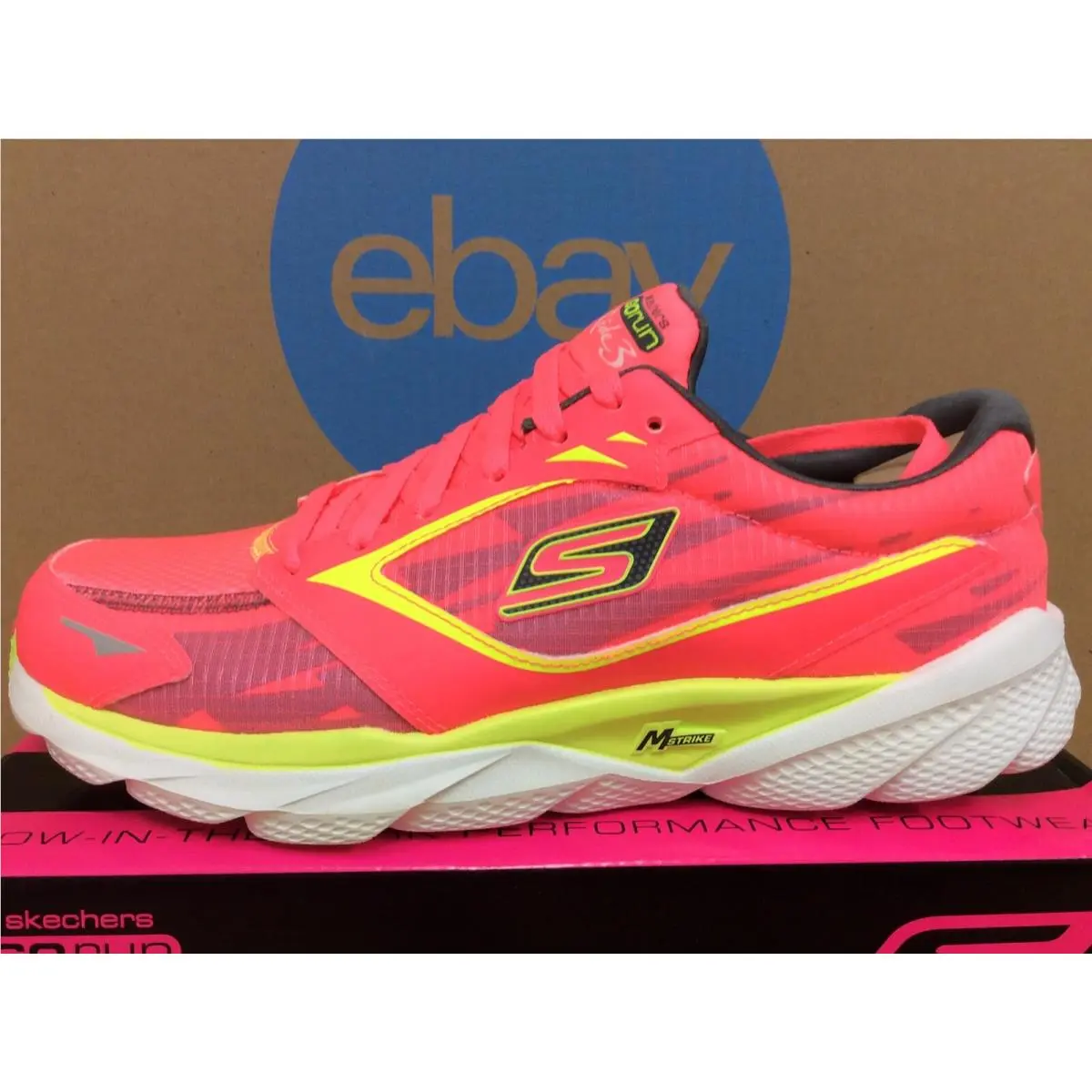 Skechers shoes - SKECHERS Go Run Ride 3 NITE OWL - 13883 HPLM - Hot Pink Lime 7