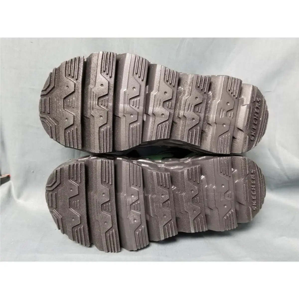 Skechers shoes - Skechers John Deere Mega Flex Lite - 407097L/GRBK - Green/Yellow (UPC: 199252479518) 9