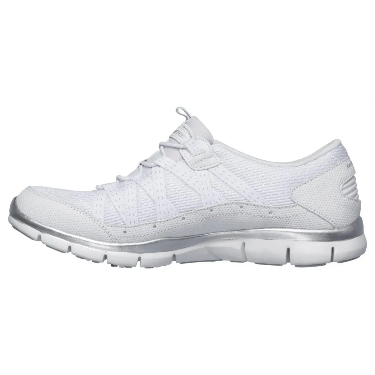 Skechers shoes - WHITE/SILVER (UPC: 192283840968) 1