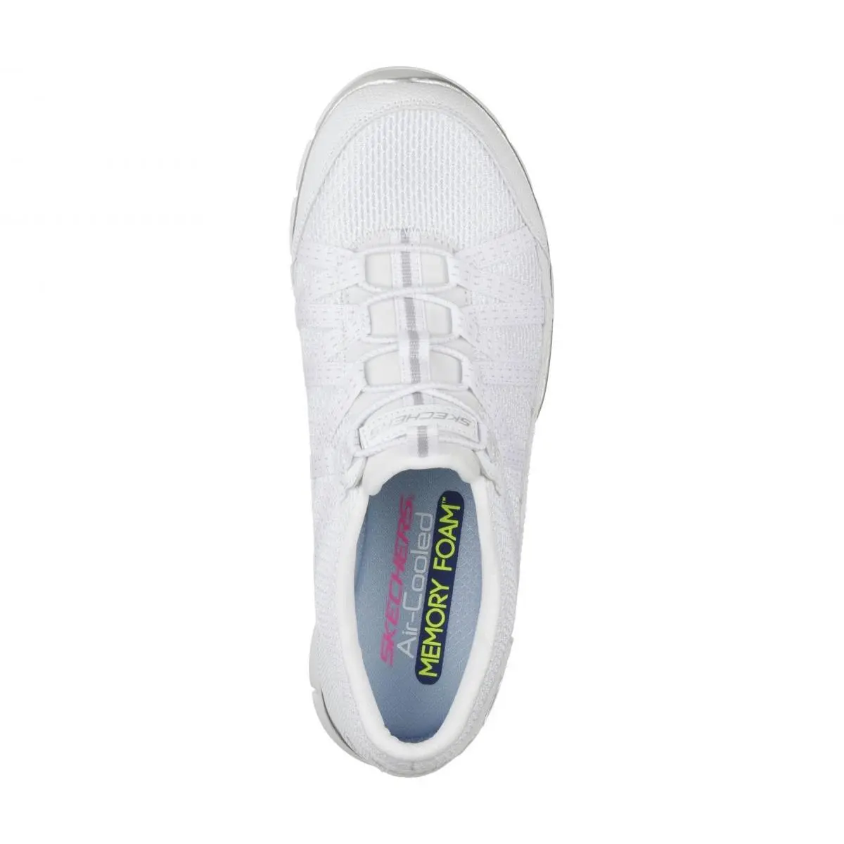 Skechers shoes - WHITE/SILVER (UPC: 192283840968) 3