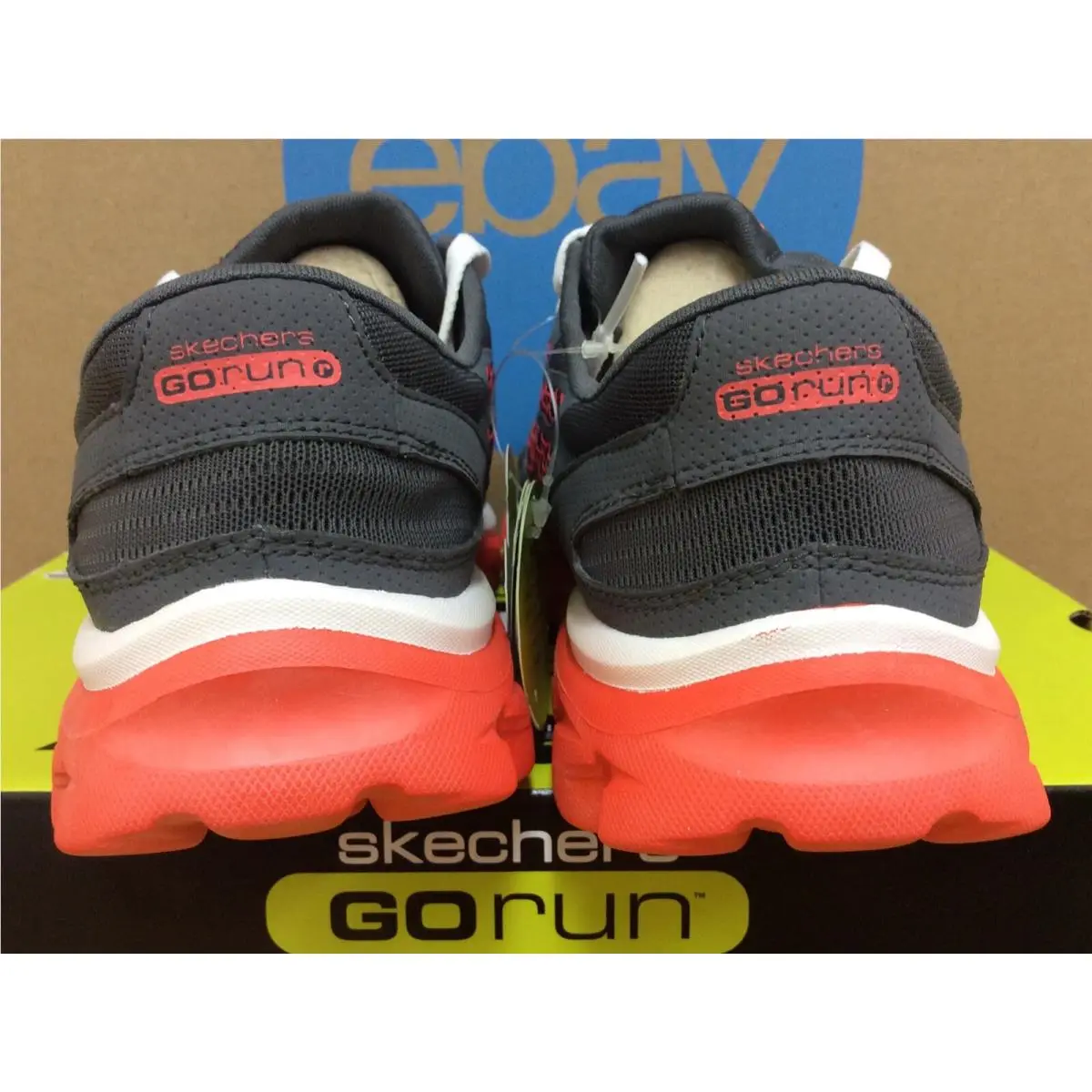 Skechers shoes - SKECHERS Go Run Ride - Run Ride - 13506 CCCL - Charcoal Coral 8