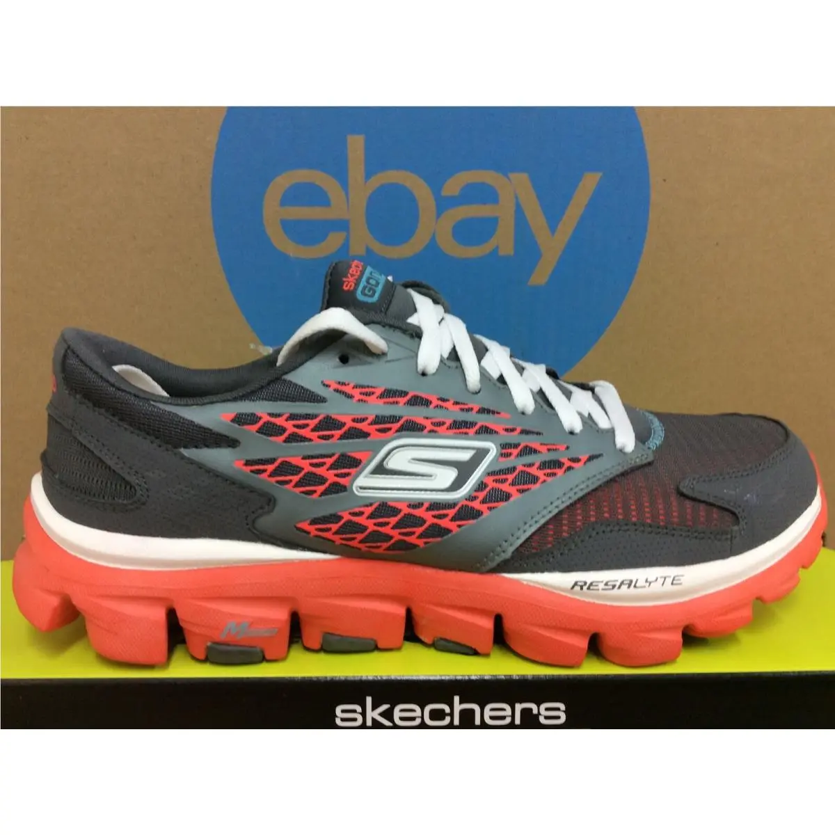 Skechers shoes - SKECHERS Go Run Ride - Run Ride - 13506 CCCL - Charcoal Coral 5