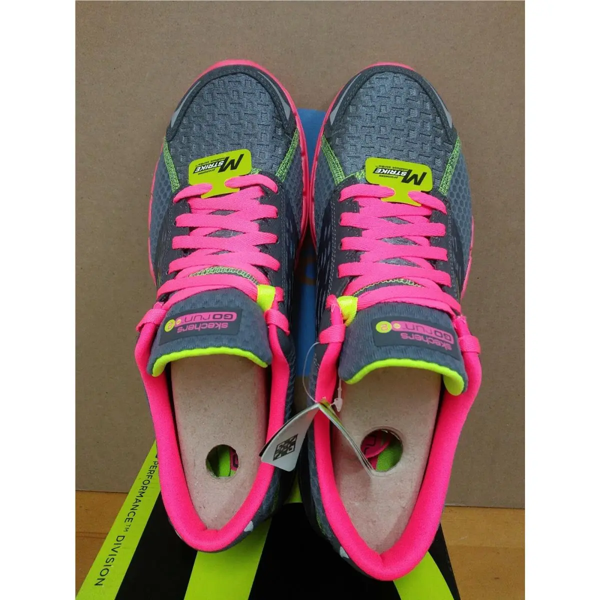 Skechers shoes - Go Run 2 Supreme - Run Supreme - 13600 CCHP - Charcoal Hot Pink 4
