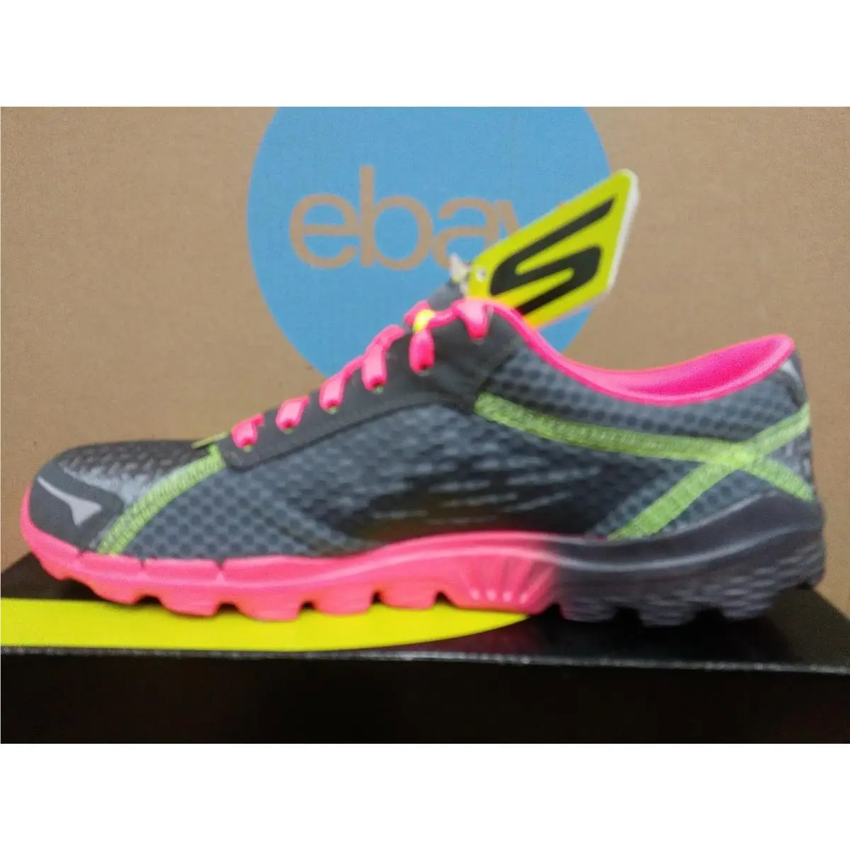 Skechers shoes - Go Run 2 Supreme - Run Supreme - 13600 CCHP - Charcoal Hot Pink 6