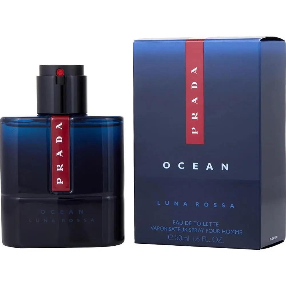 Prada Men`s Luna Rossa Ocean Edt Spray 1.6 oz Fragrances 3614273556187