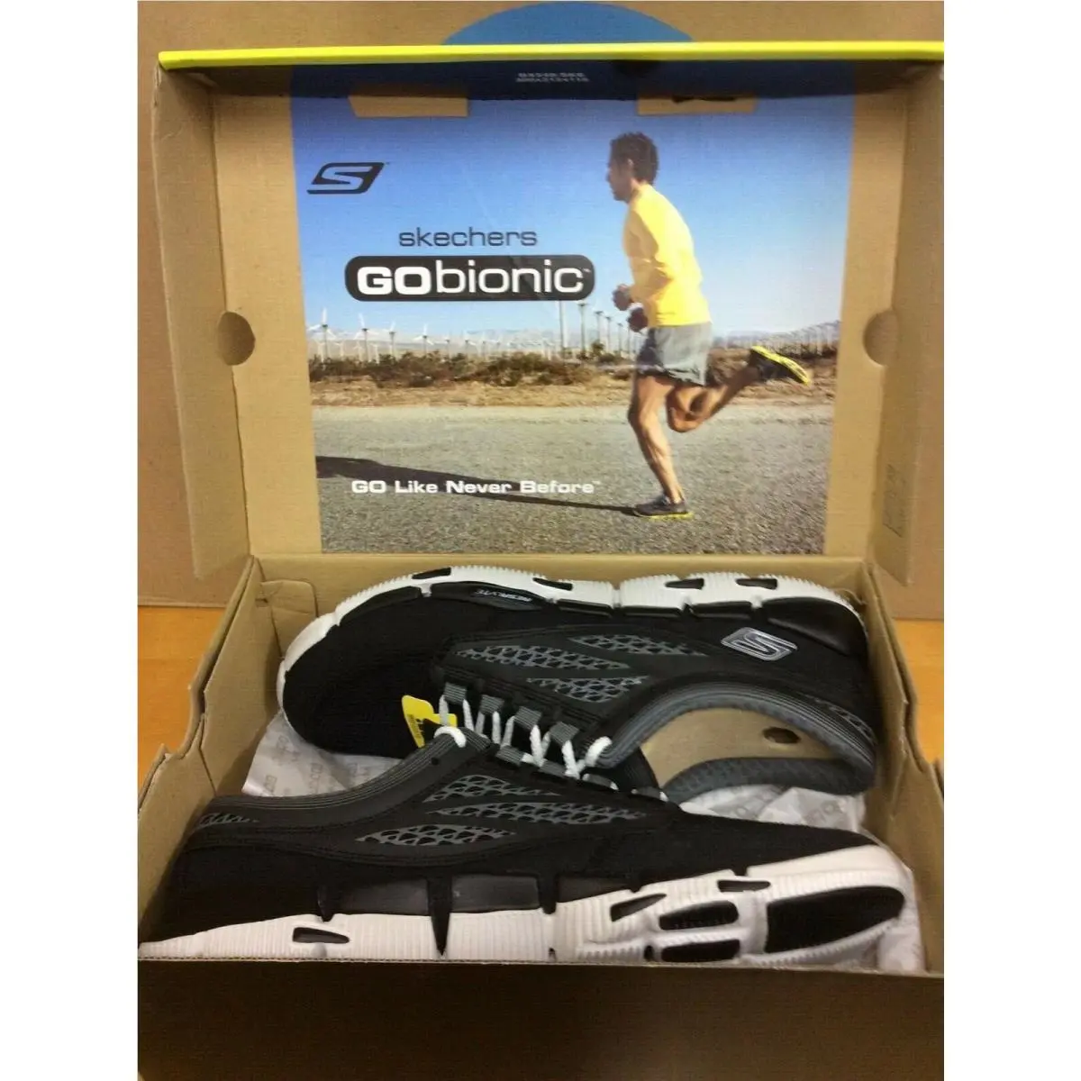Skechers shoes - GO Bionic - Bionic - 53515 BKSL - Black Silver 9