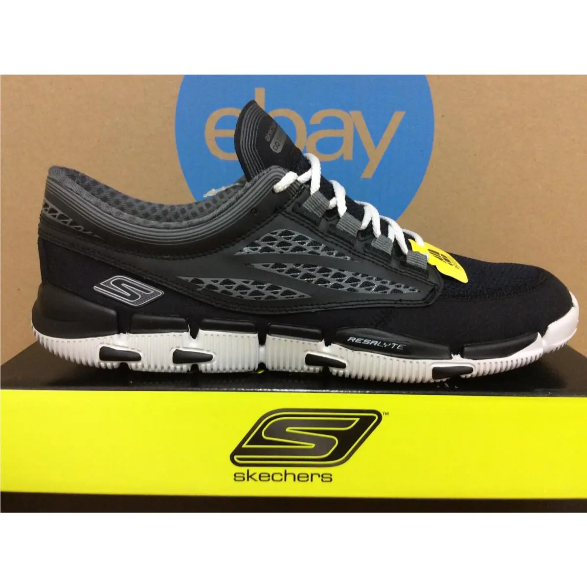 Skechers shoes - GO Bionic - Bionic - 53515 BKSL - Black Silver 5
