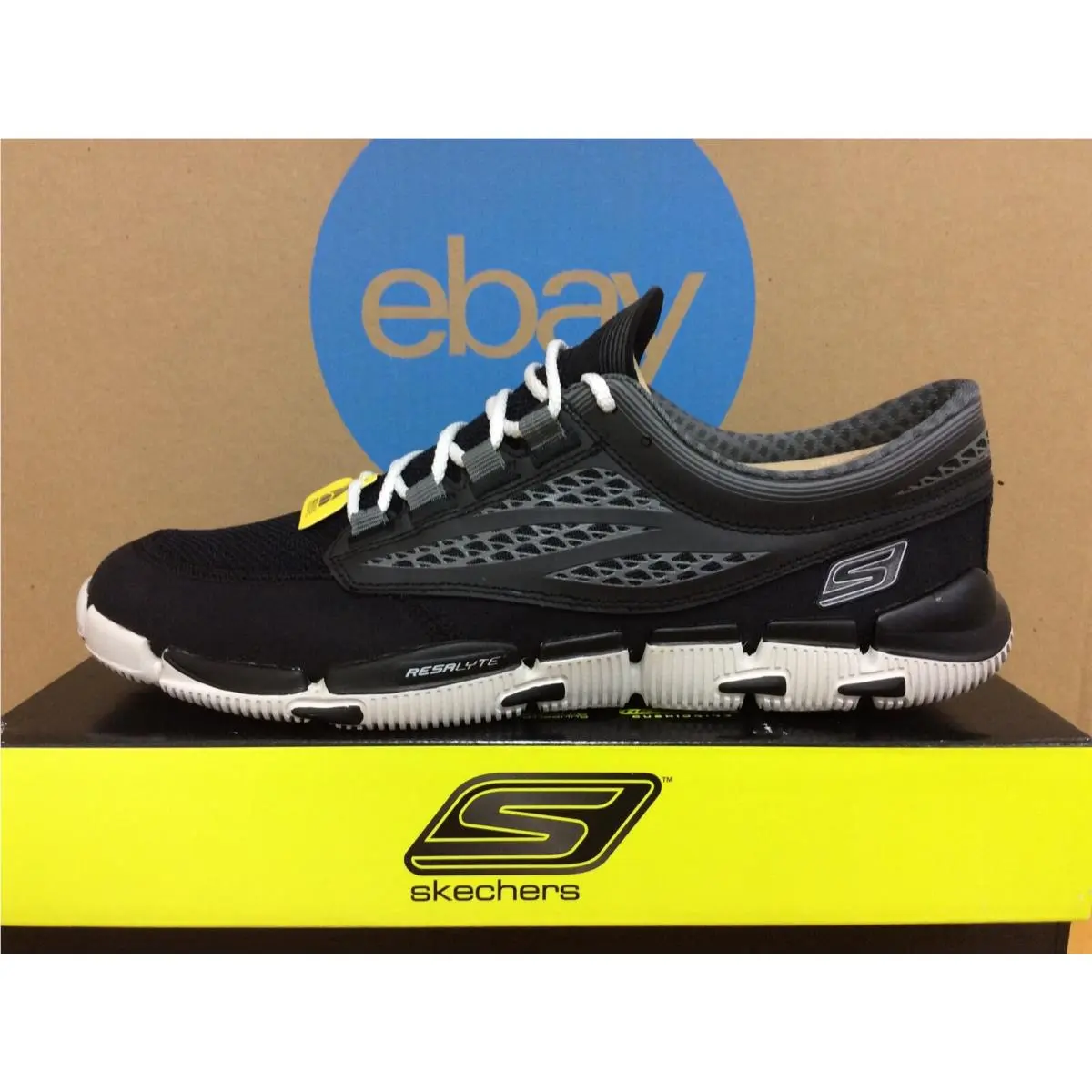 Skechers shoes - GO Bionic - Bionic - 53515 BKSL - Black Silver 6