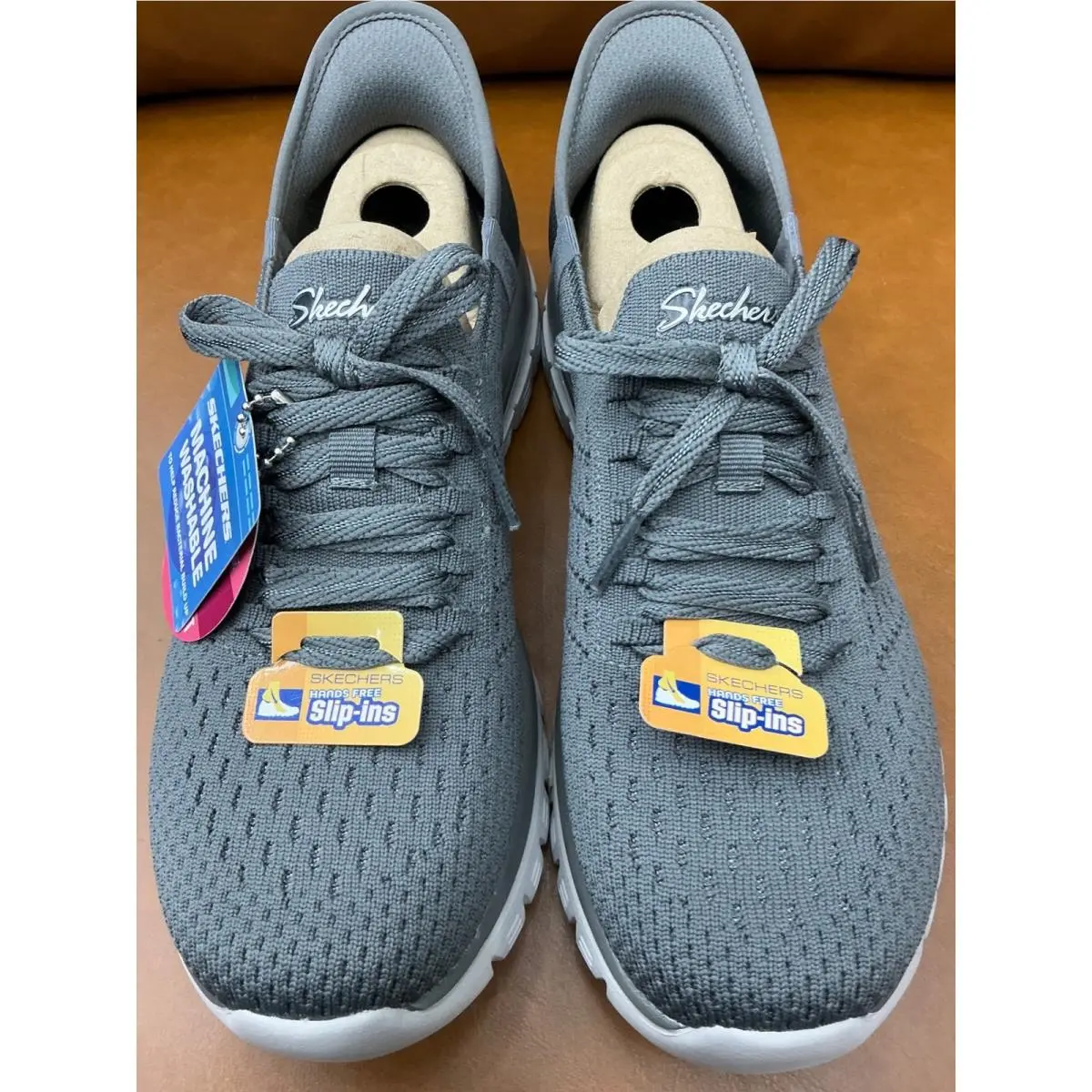 Skechers shoes - Skechers Hands Free Slip-ins Graceful First Blush - Gray 5