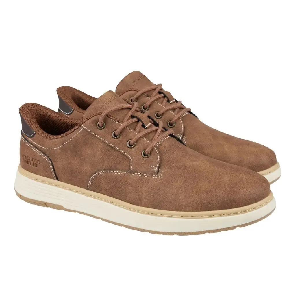Skechers Men`s Swift Fit Casual Shoes Hands Free Relaxed Fit Memory Foam Sz 11