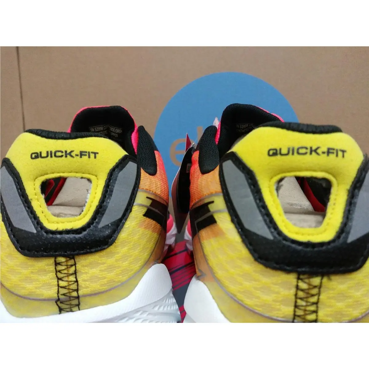 Skechers shoes - SKECHERS GO RUN RIDE 4 - 53998 ORBK - Orange Black 9
