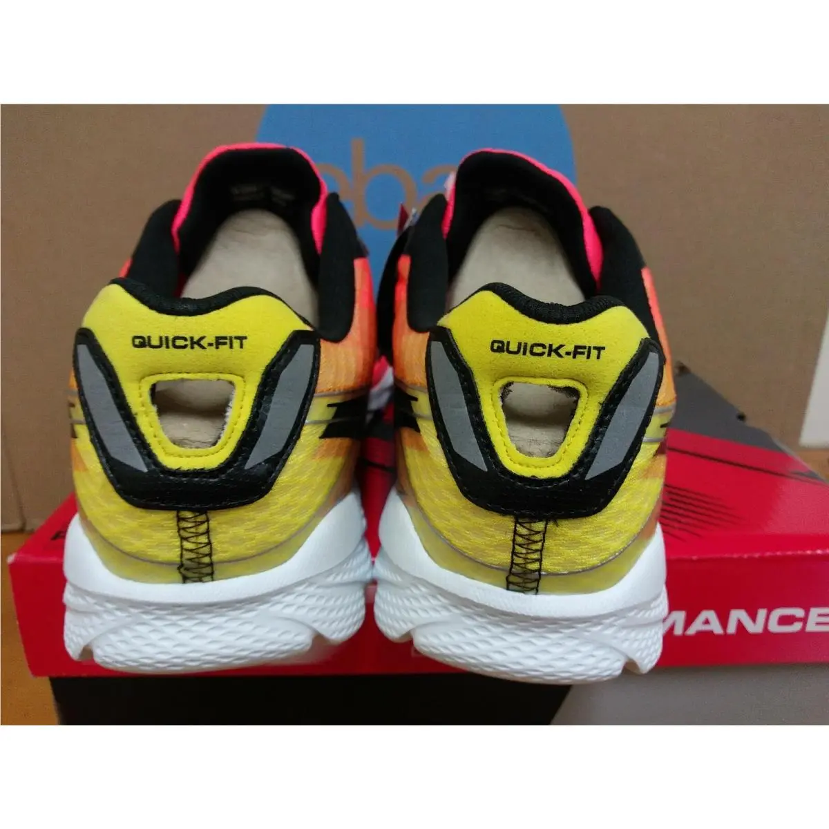 Skechers shoes - SKECHERS GO RUN RIDE 4 - 53998 ORBK - Orange Black 4