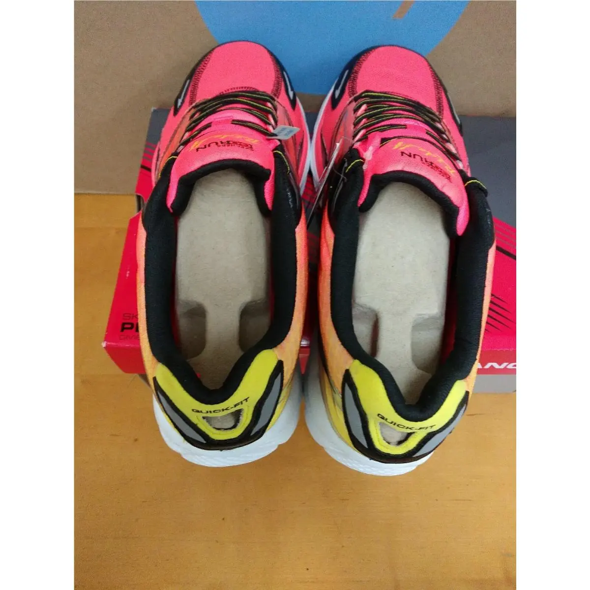 Skechers shoes - SKECHERS GO RUN RIDE 4 - 53998 ORBK - Orange Black 5