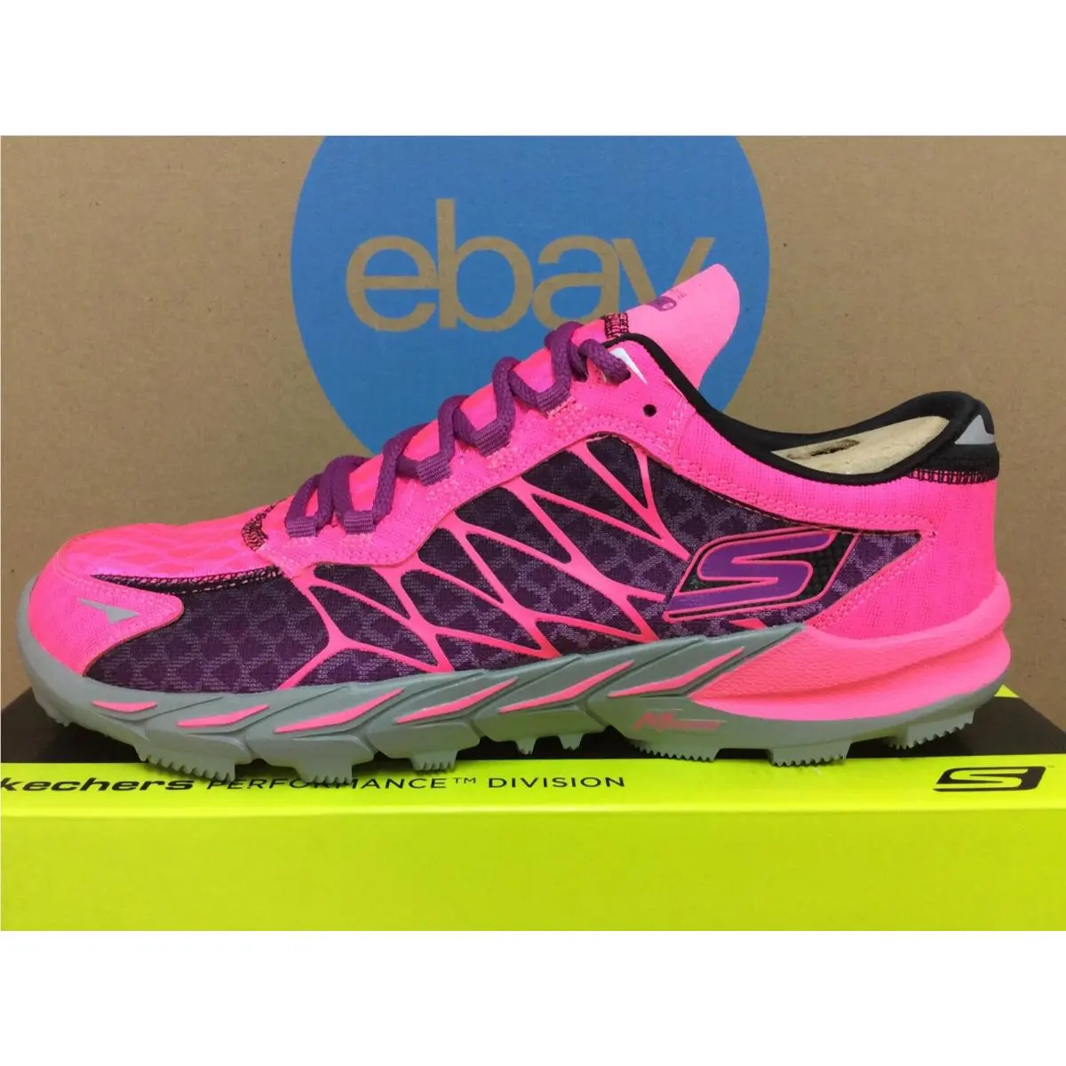 Skechers shoes - Go Bionic Trail - Bionic Trail - 13610 HPPR - Hot Pink Purple 8