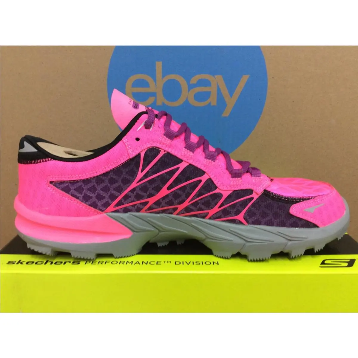 Skechers shoes - Go Bionic Trail - Bionic Trail - 13610 HPPR - Hot Pink Purple 9
