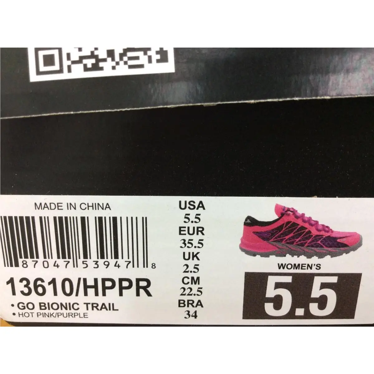 Skechers shoes - Go Bionic Trail - Bionic Trail - 13610 HPPR - Hot Pink Purple 10
