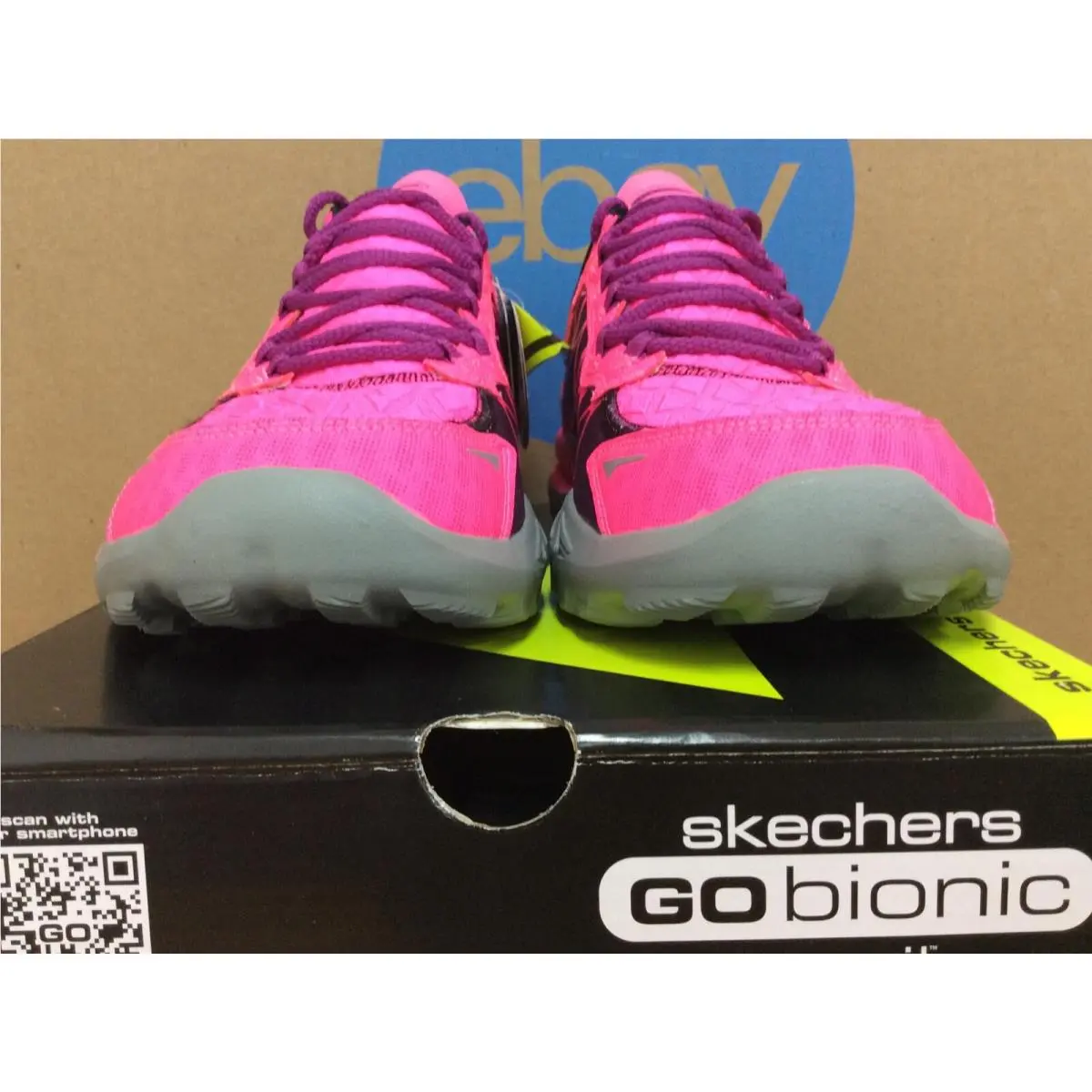Skechers shoes - Go Bionic Trail - Bionic Trail - 13610 HPPR - Hot Pink Purple 1