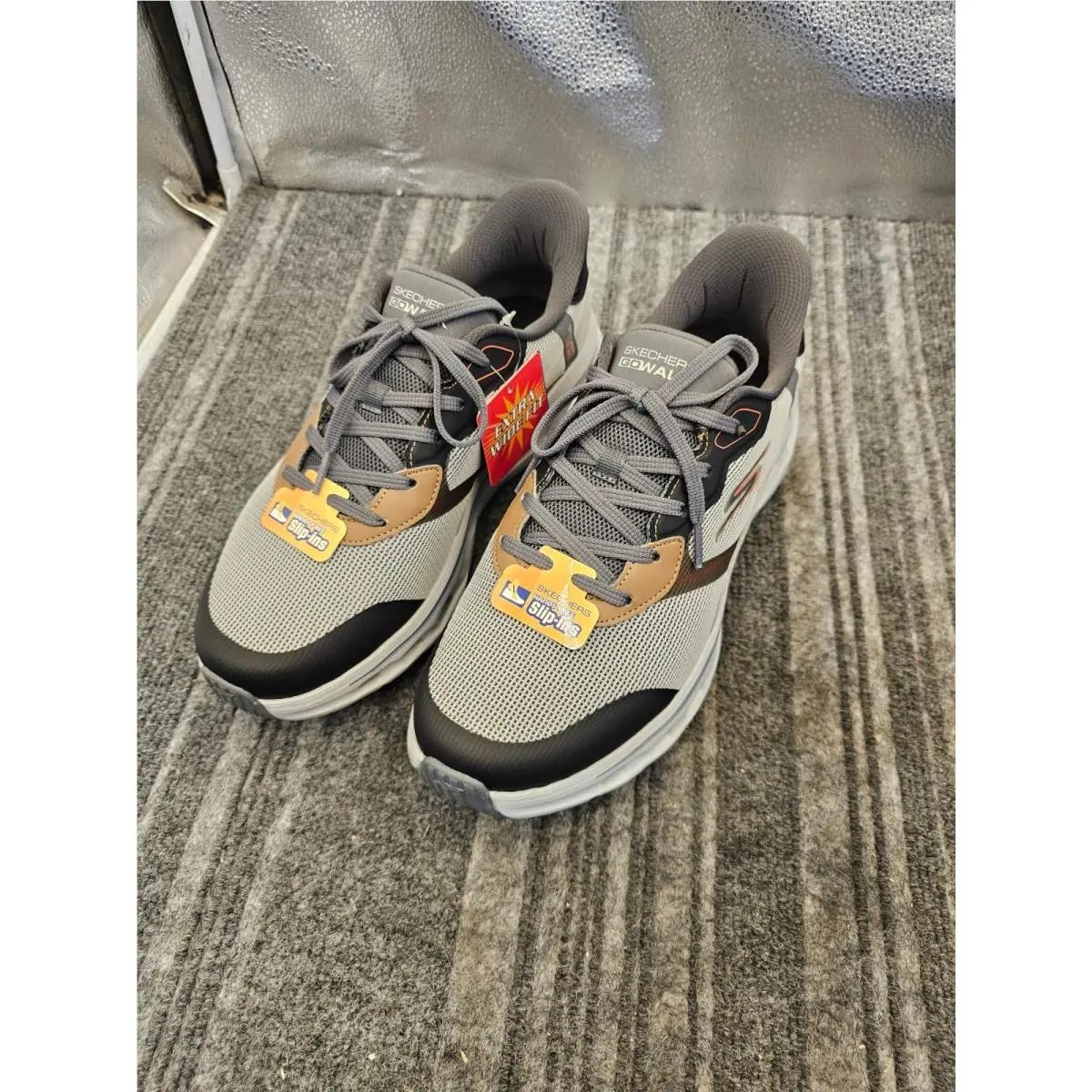 Skechers shoes - Slip-ins: GO WALK Glide-Step 2.0 - Zac - 216660WW - Gray (UPC: 197976389663) 4