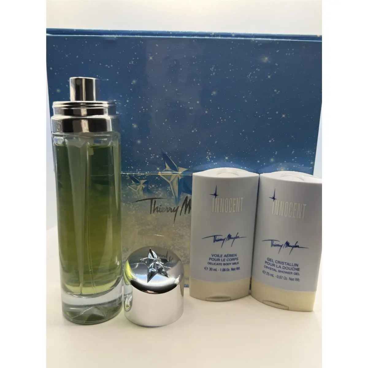Thierry Mugler Innocent Edp Gift Set 2.6oz/1.06oz/0.87oz Women Htf