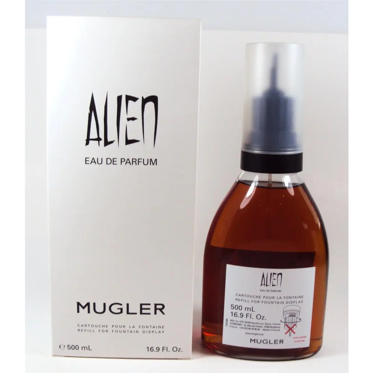 Mugler Alien Eau de Parfum 16.9 oz / 500 ml Refill Bottle W/box