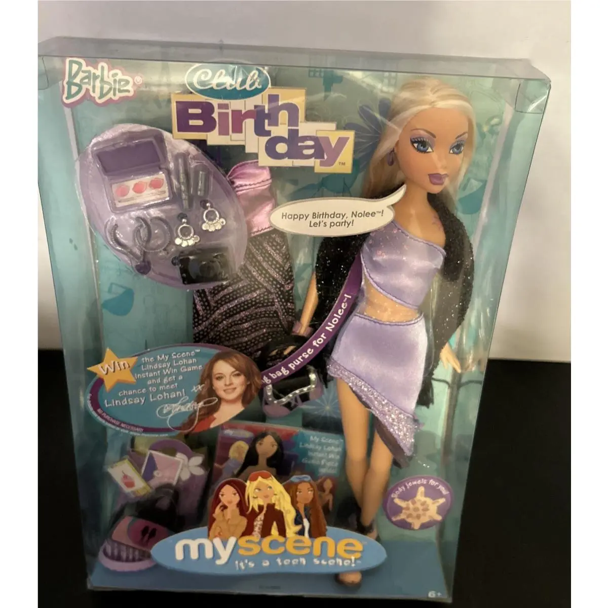 MY Scene Barbie Club Birthday Nolee Lindsey Lohan Doll