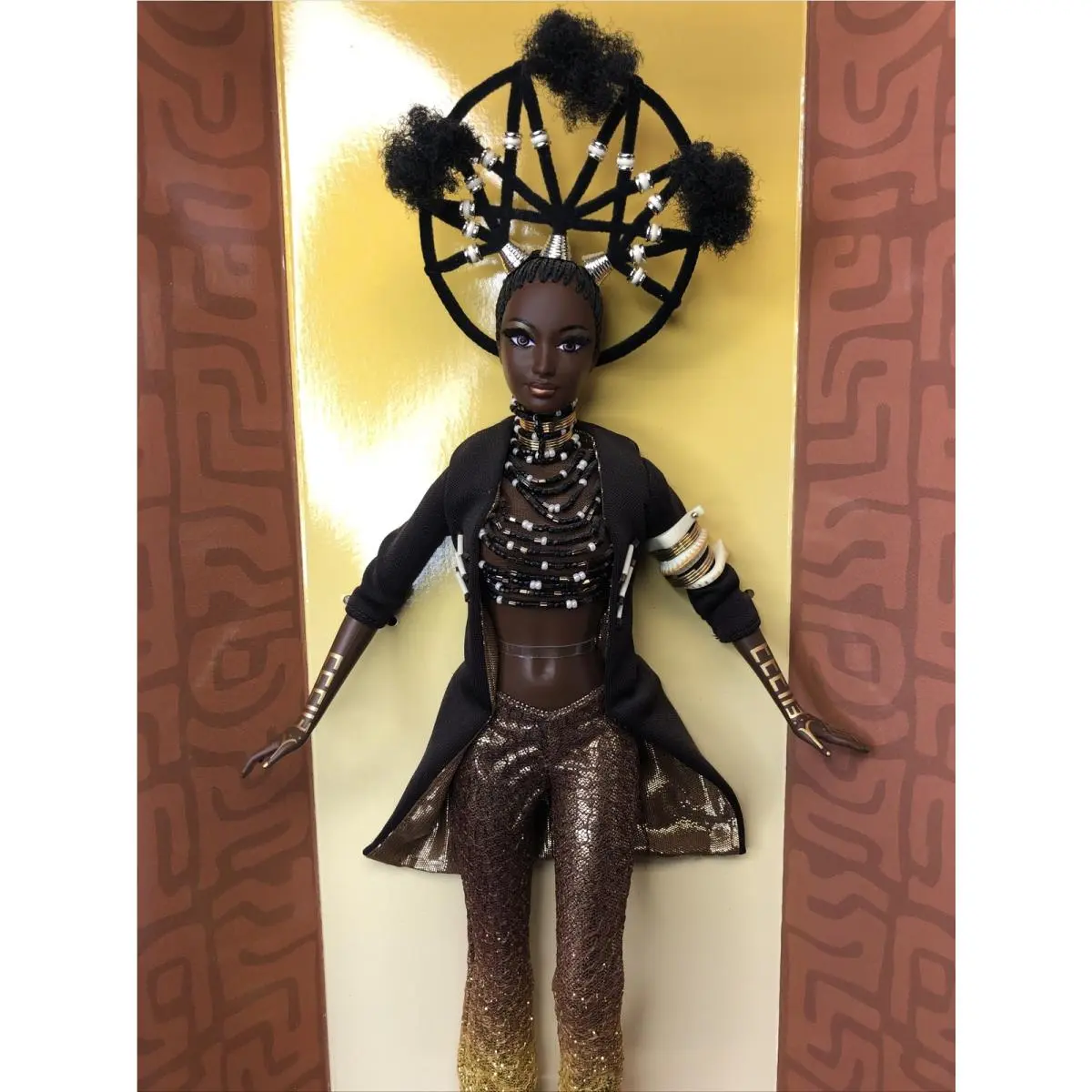 12” Mattel Barbie Doll Moja Treasures Of Africa Byron Lars 2001 AA Mint Nrfb