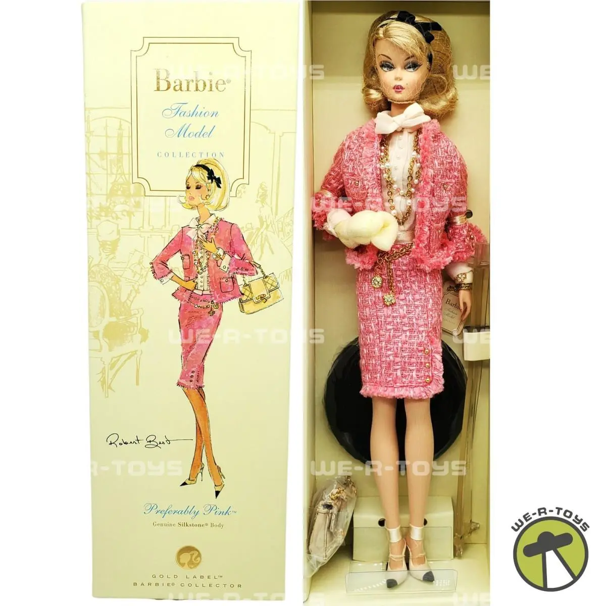 Barbie Bfmc Preferably Pink Silkstone Doll Gold Label 2007 Mattel M4969