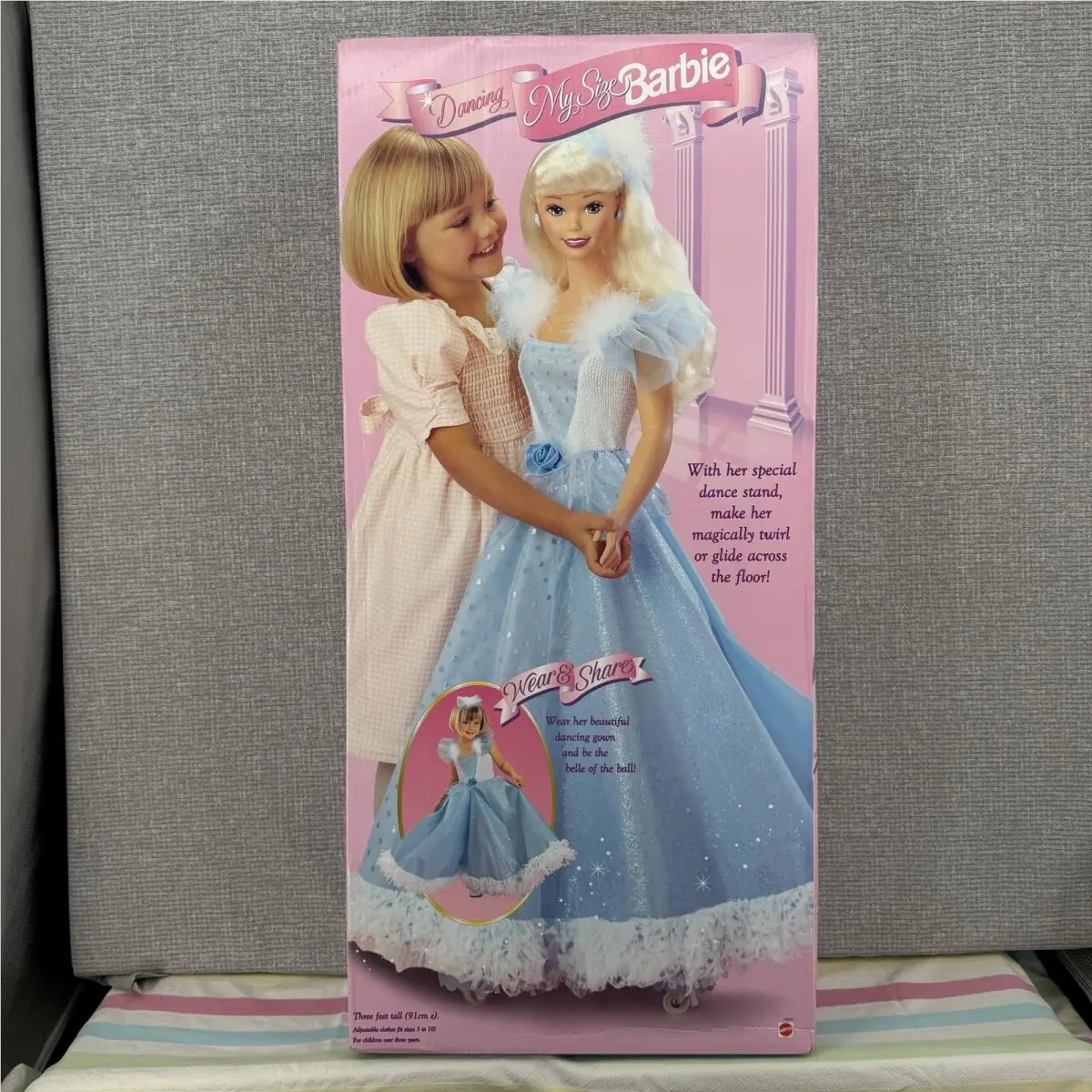 Mattel Dancing My Size Barbie Doll 3ft 1996