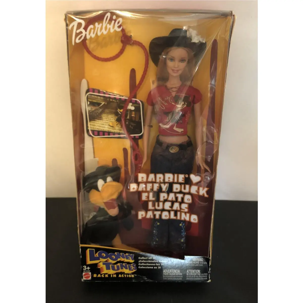 Barbie Loves Daffy Duck 2003 Looney Tunes Back In Action Mattel B7039