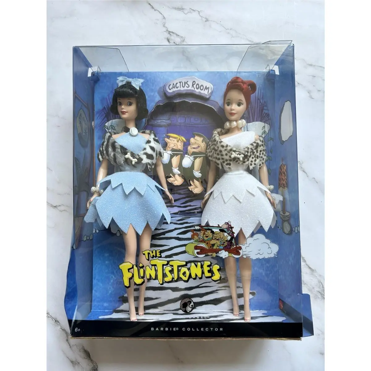 Mattel 2008 Silver Label The Flintstones Wilma and Betty Barbie Doll Set